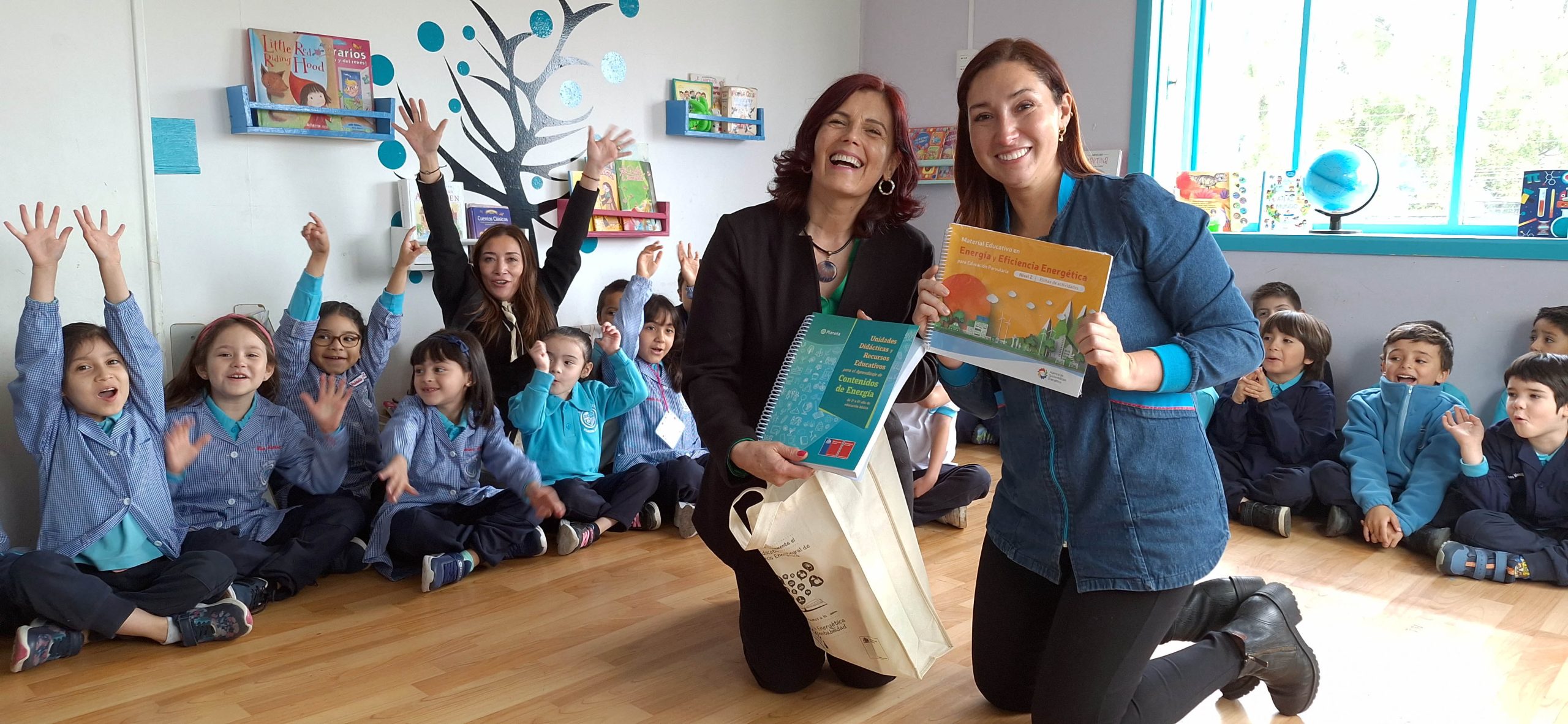 Autoridades entregaron material docente sobre energías renovables y eficiencia energética a The Shepherd School de Punta Arenas