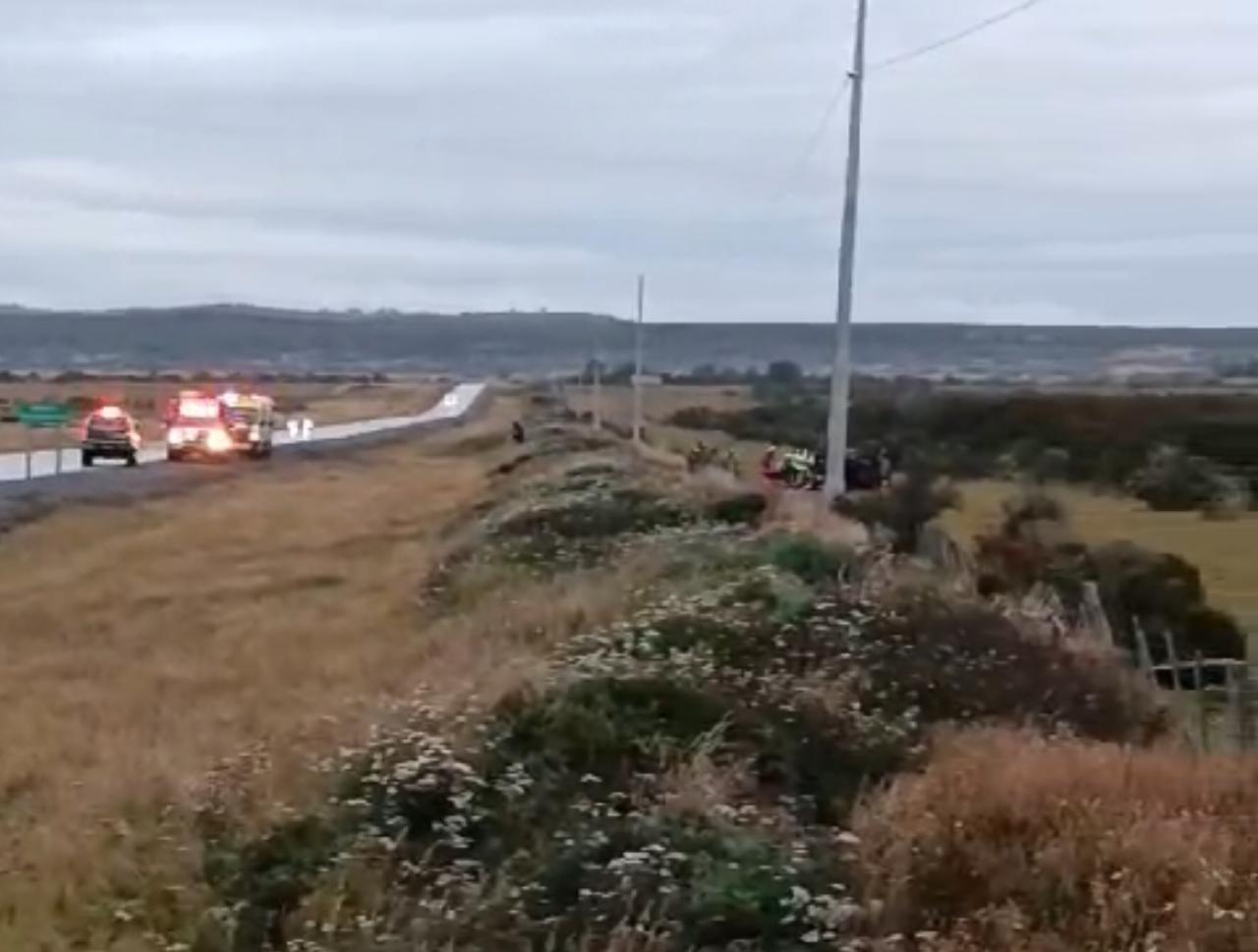 Mujer falleció tras sufrir accidente en la ruta en Puerto Natales