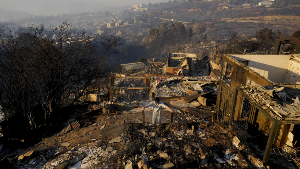 Incendios forestales en la región de Valparaíso fueron un ataque incendiario de cuatro focos