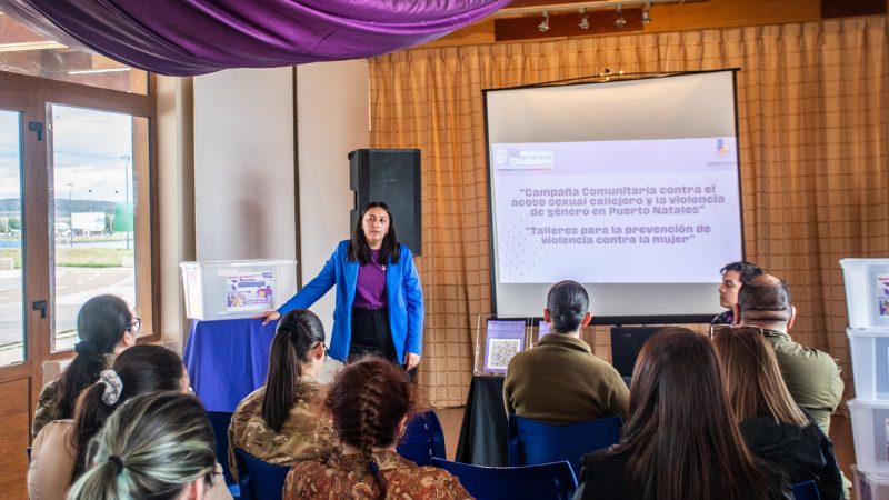 Municipalidad lanza Campaña comunitaria contra el acoso sexual callejero y la violencia de género en Puerto Natales