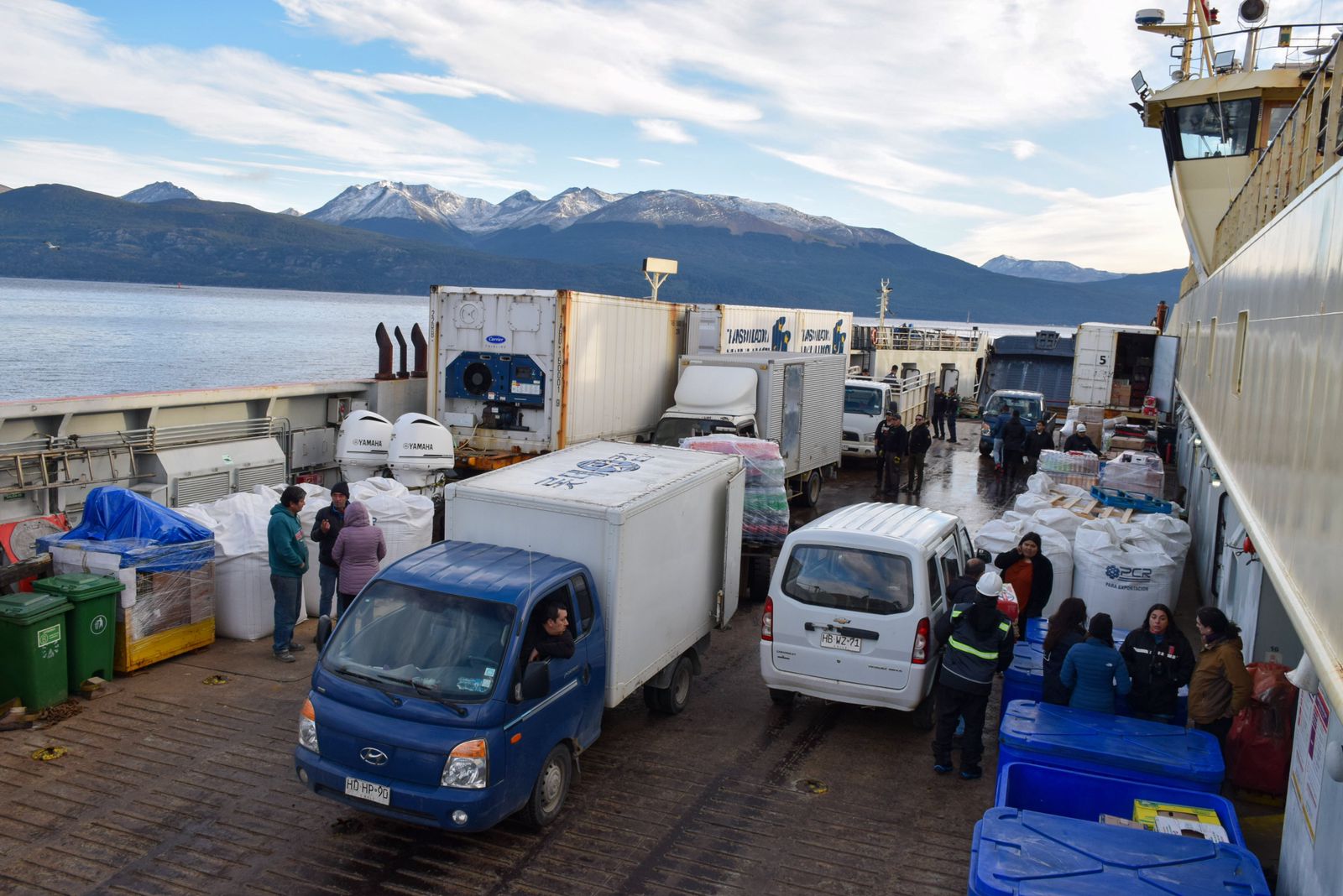 SEREMI de Transporte y SERNAC navegaron en el ferry para fiscalizar servicio de conectividad marítima Punta Arenas-Puerto Williams