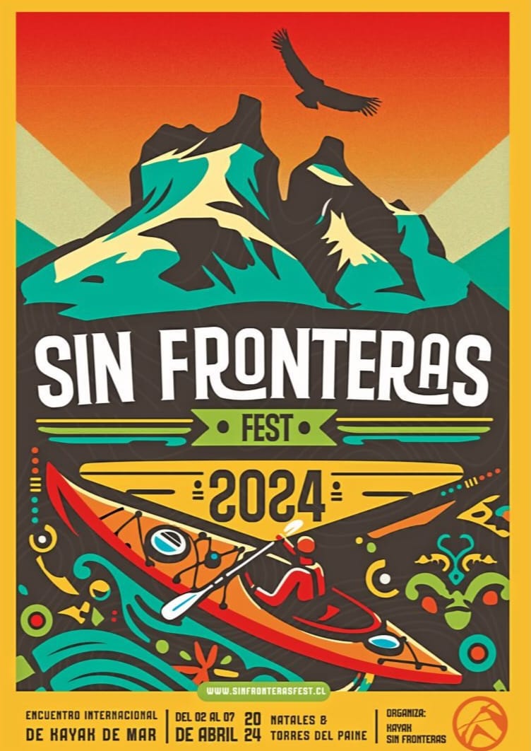 “Sin Fronteras Fest 2024”: primer Encuentro Internacional de Kayak en la Patagonia Austral | Navegarán el 3 de abril desde Puerto Natales y en 5 días recorrerán parques nacionales y el fiordo Última Esperanza