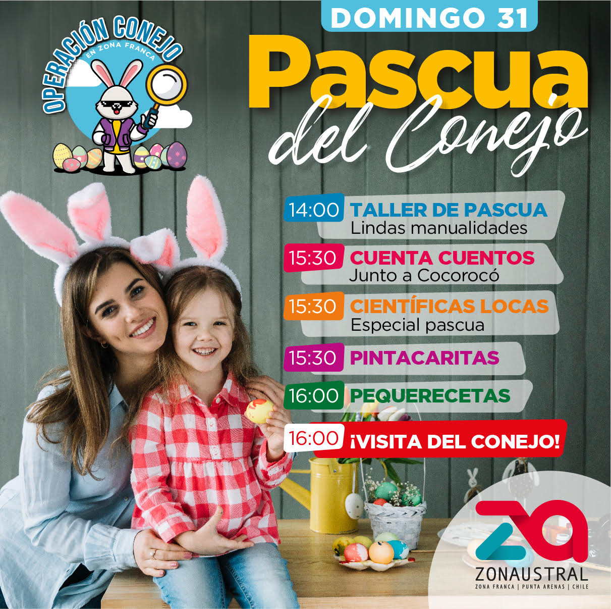 Zona Franca de Punta Arenas celebra la Pascua con actividades para toda la familia 