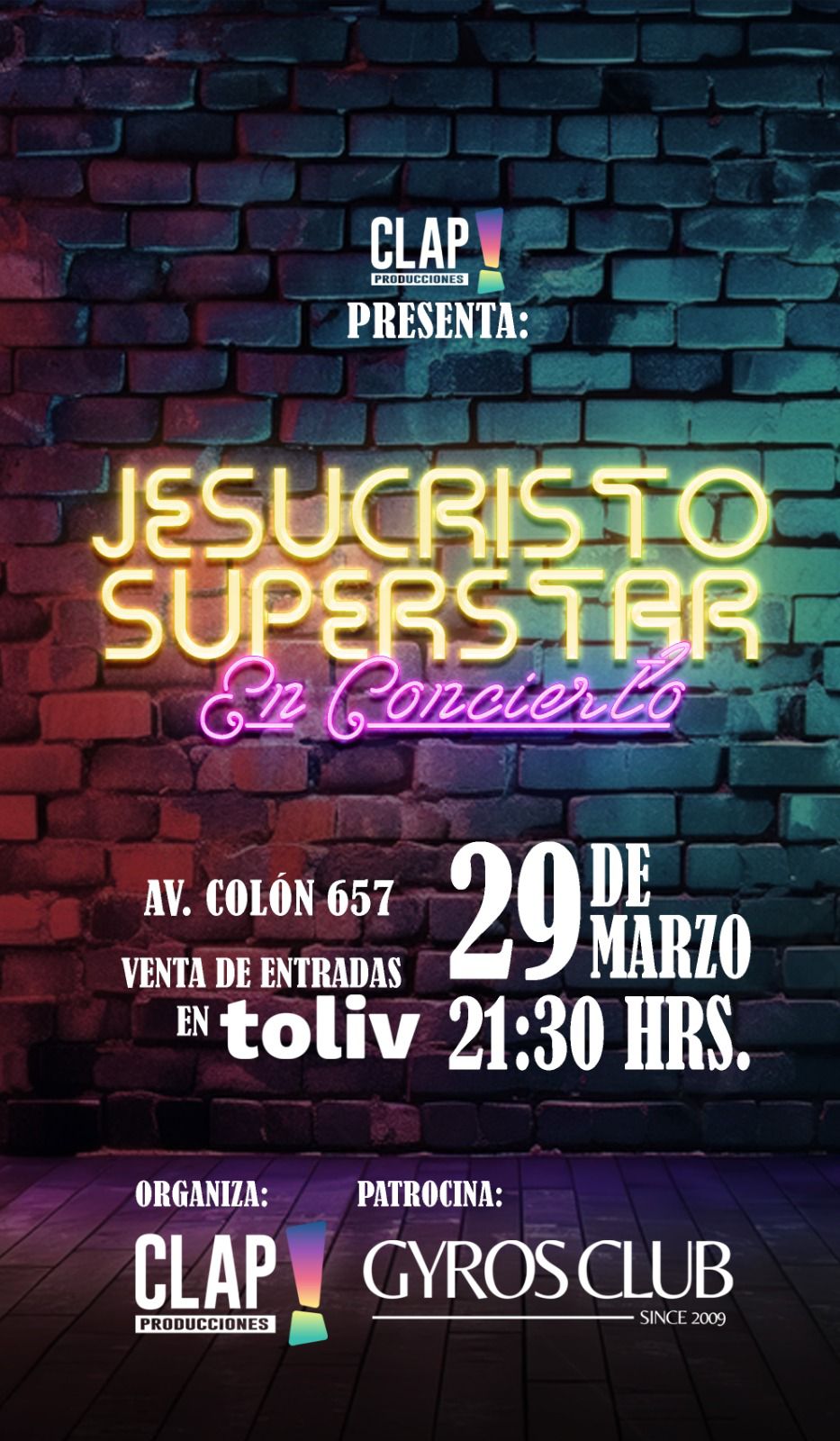 Jesucristo Superstar, la clásica ópera rock, se presentará en un concierto íntimo en Punta Arenas el 29 de marzo