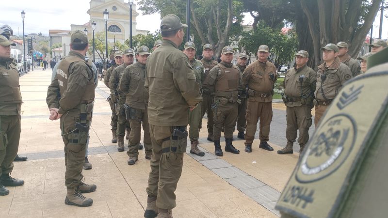 Ronda extraordinaria de Fiscalización efectúa Carabineros en Punta Arenas