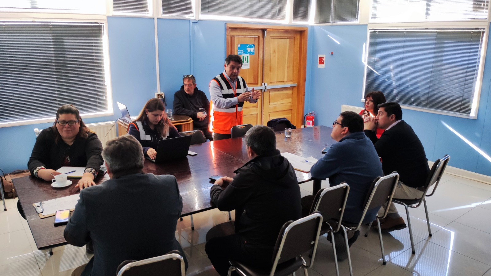 COGRID Provincial de Ultima Esperanza planifica acciones para enfrentar la próxima temporada invernal