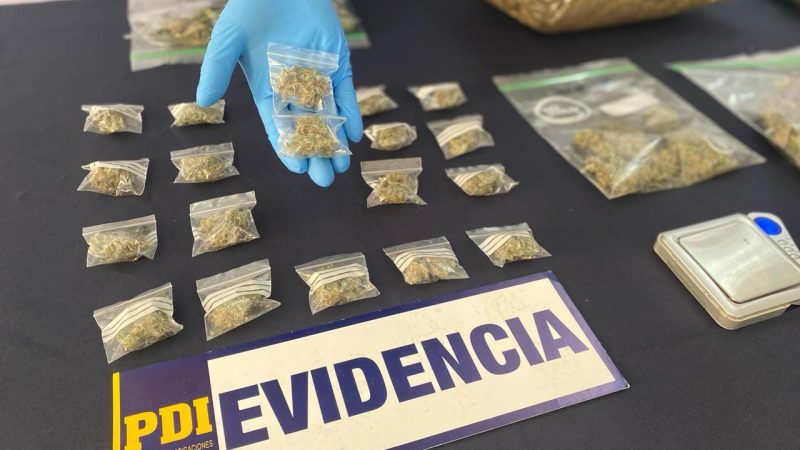 PDI Punta Arenas detiene a un individuo imputado de comercializar droga vía delivery