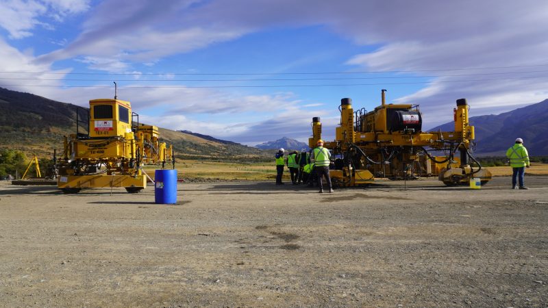 Se inician trabajos de pavimentación en el sector Tres Pasos, comuna de Torres del Paine