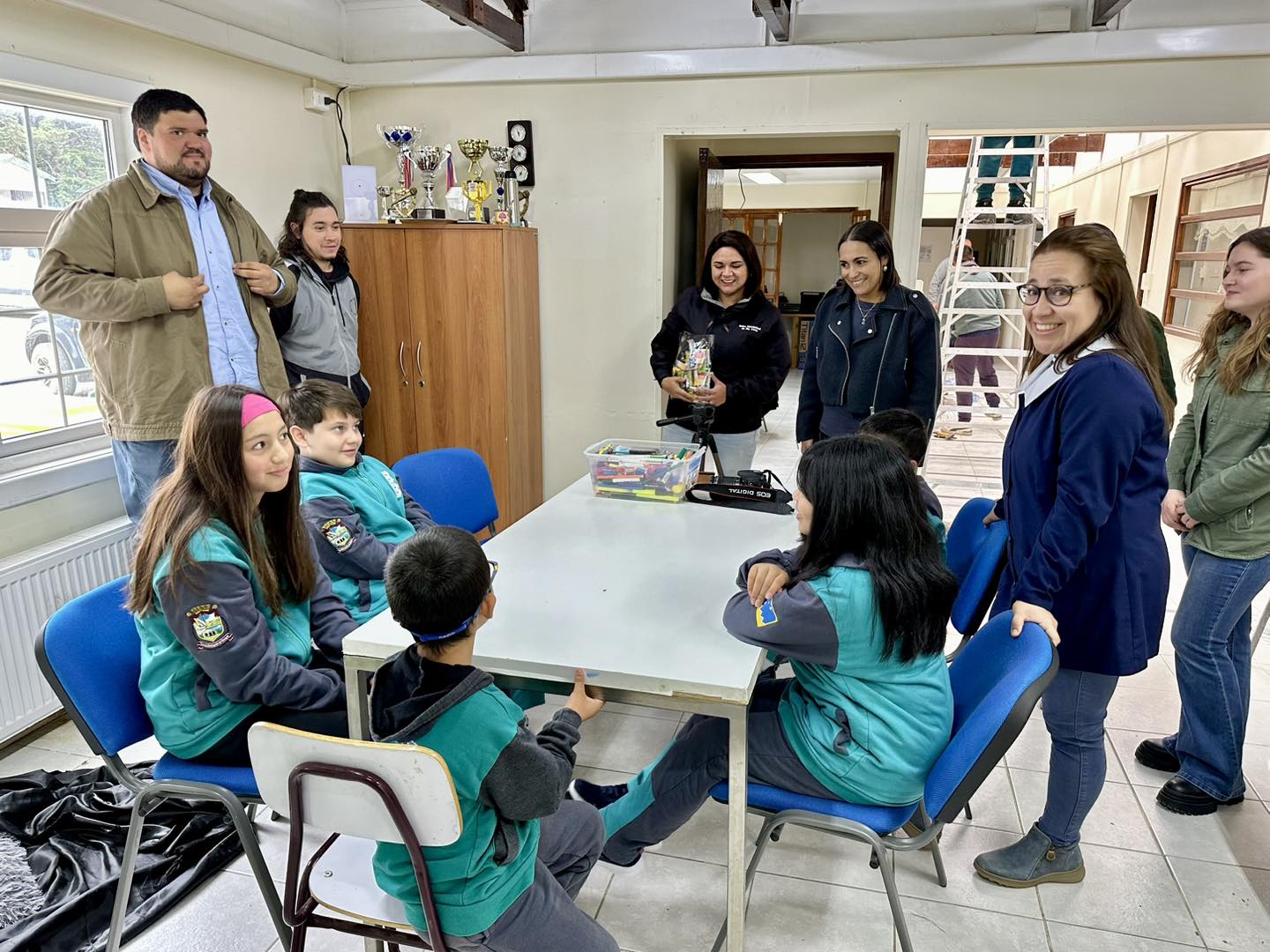 Primer día de clases en la comuna de Río Verde