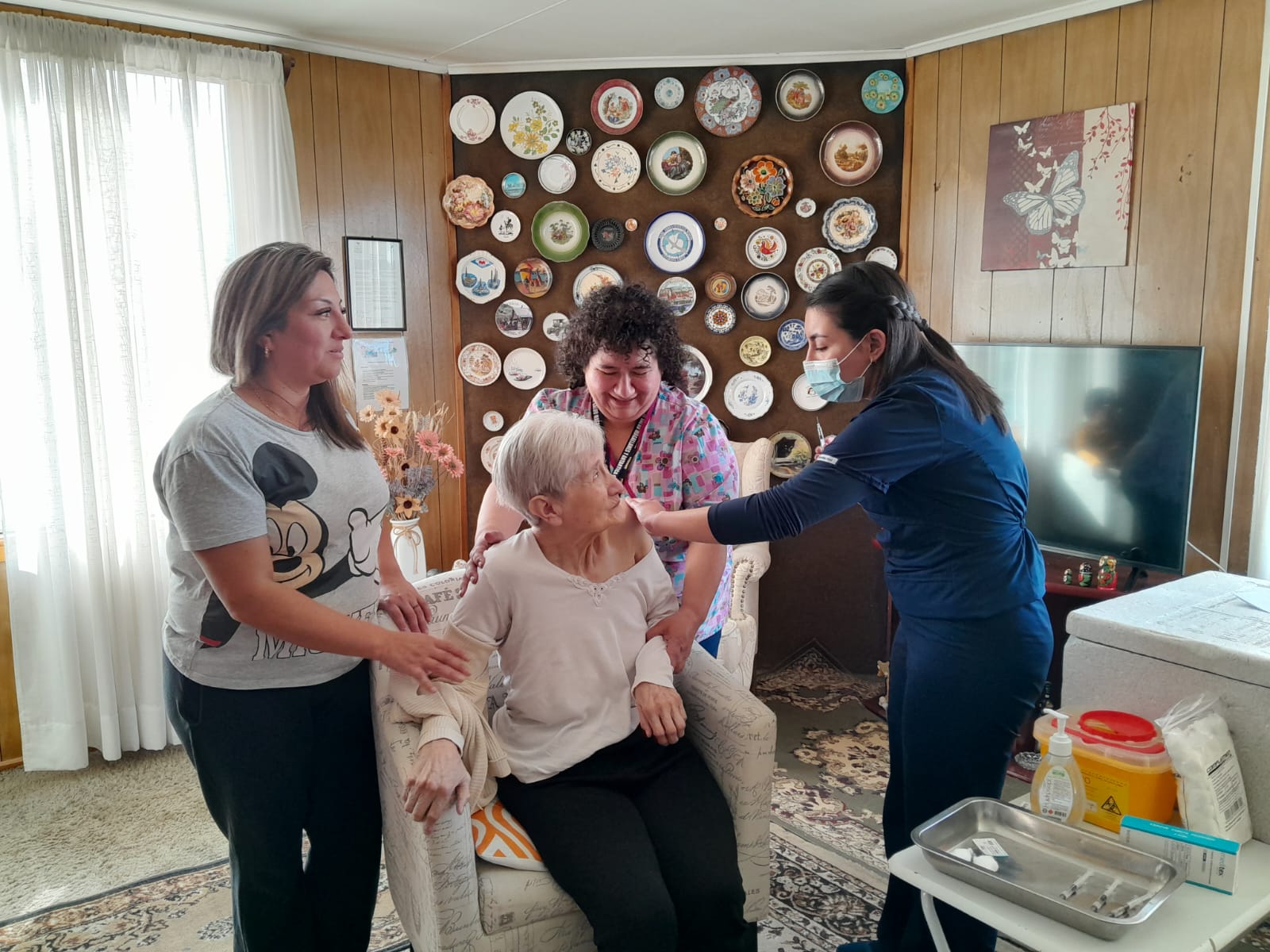 Se inició en Magallanes la campaña de Vacunación a adultos mayores contra la Influenza 2024