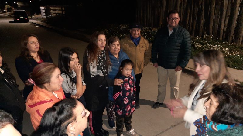 Pasaje Williams ya cuenta con luminarias gracias al trabajo colaborativo de la Junta Vecinal N° 8 y la Municipalidad de Puerto Natales