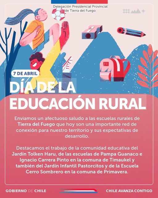 Delegación Provincial de Tierra del Fuego conmemoró el día de la educación rural