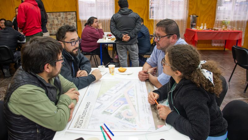 Diseño del proyecto de la Plaza Piloto Pardo se realiza con la participación de los vecinos y vecinas de Puerto Natales