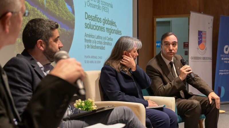 CAF presentó en Punta Arenas su Reporte sobre cambio climático y biodiversidad en América Latina y el Caribe