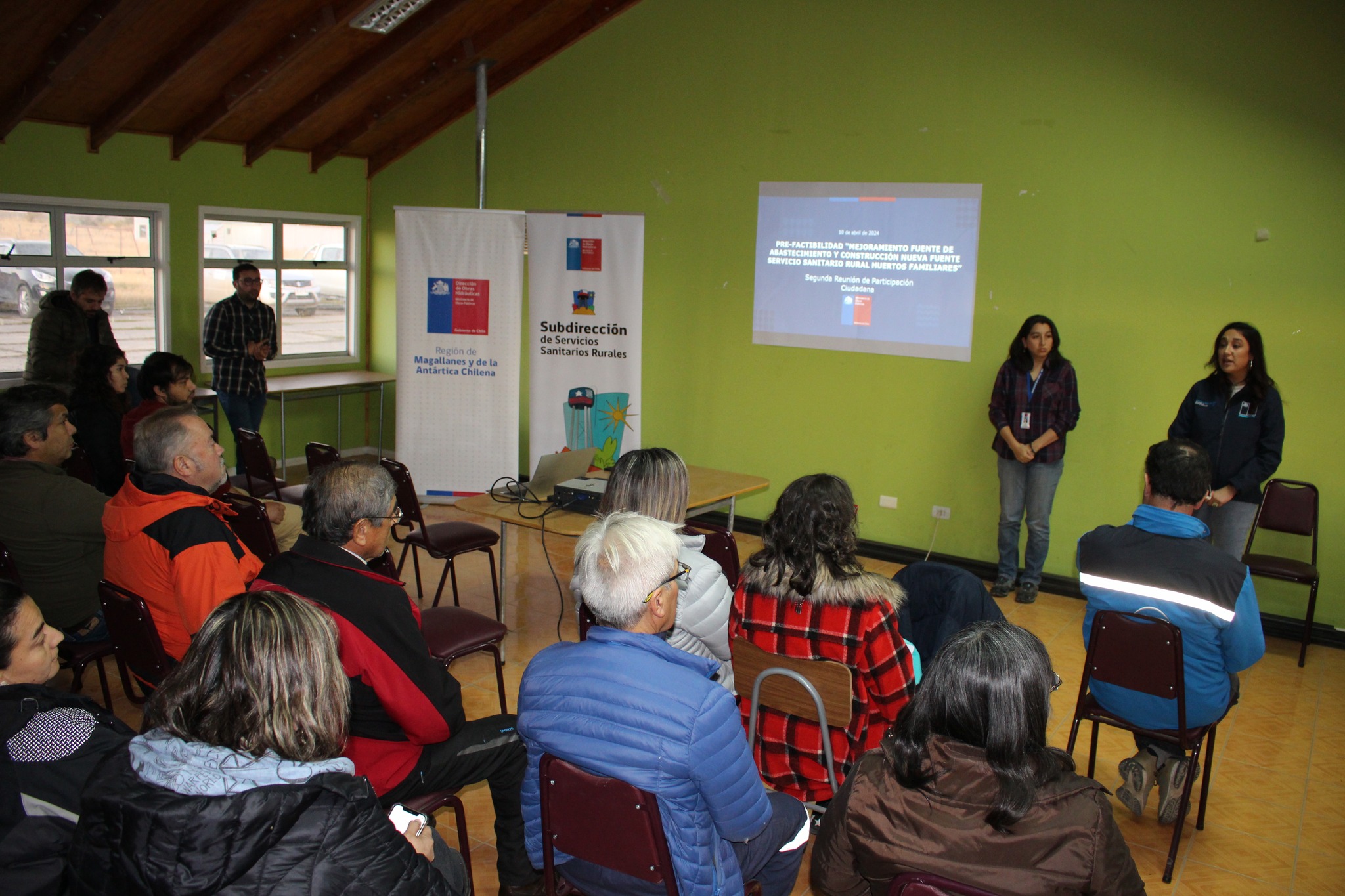 Dirección de Obras Hidráulicas del MOP realiza consulta ciudadana en sector de Huertos Familiares y Villa Tehuelches