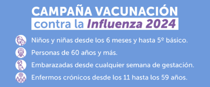 Puntos de vacunación contra la influenza en Punta Arenas y Puerto Natales | Informa la SEREMI de Salud Magallanes