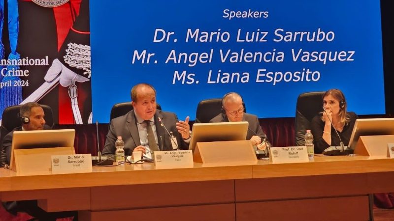 Fiscal Nacional Ángel Valencia expuso en el “Foro Internacional: Lucha contra la delincuencia organizada transnacional” en Italia