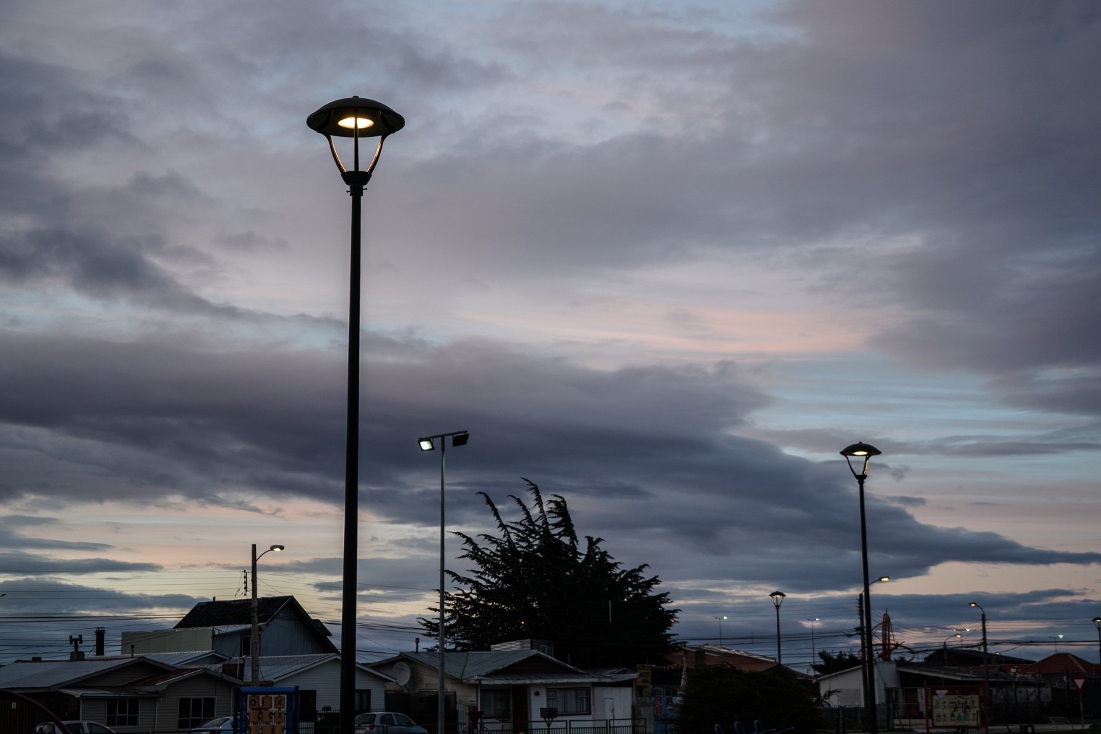 Municipio realizó cambio de luminaria peatonal de Plaza Progreso