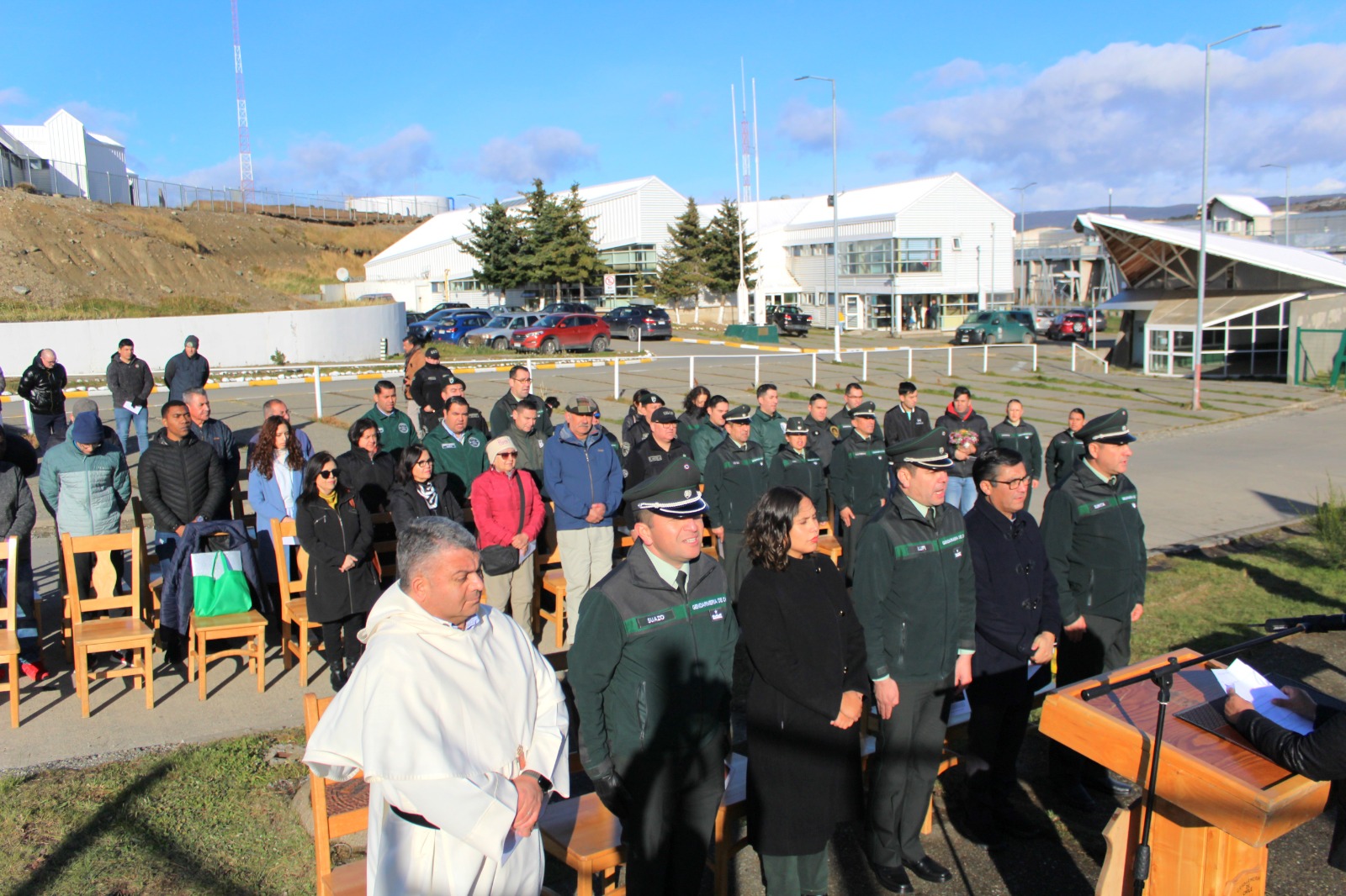 Inauguran gruta de la Virgen de la Merced y un memorial institucional de Gendarmería que recuerda a funcionarios fallecidos del Centro de Estudios y Trabajo (CET Abierto)