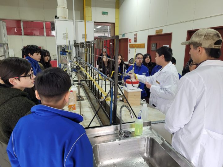 Niños y niñas de la Escuela Villa Las Nieves visitaron laboratorios de Química de la Umag, enmarcado en el instrumento “ Explora tu Ciencia” de PAR Explora Magallanes
