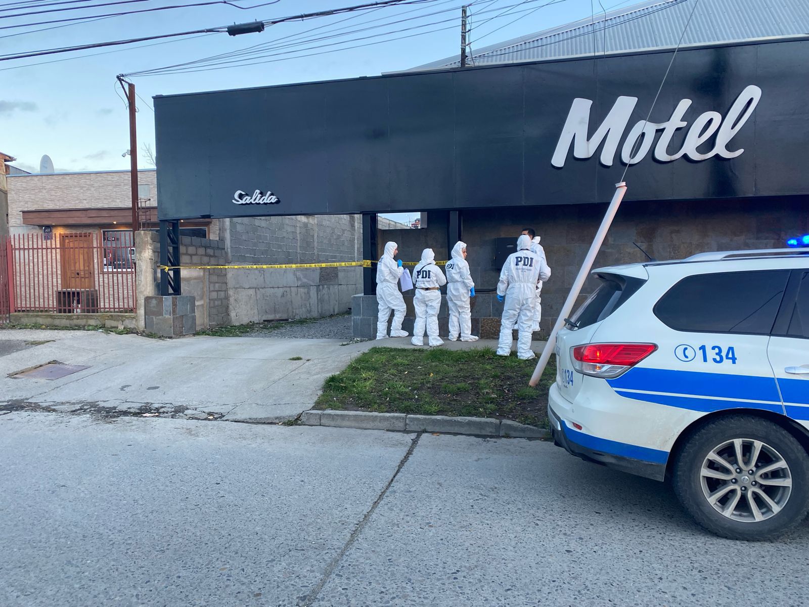 Encuentran cuerpo sin vida en motel de Punta Arenas: Fiscalía ordena investigación