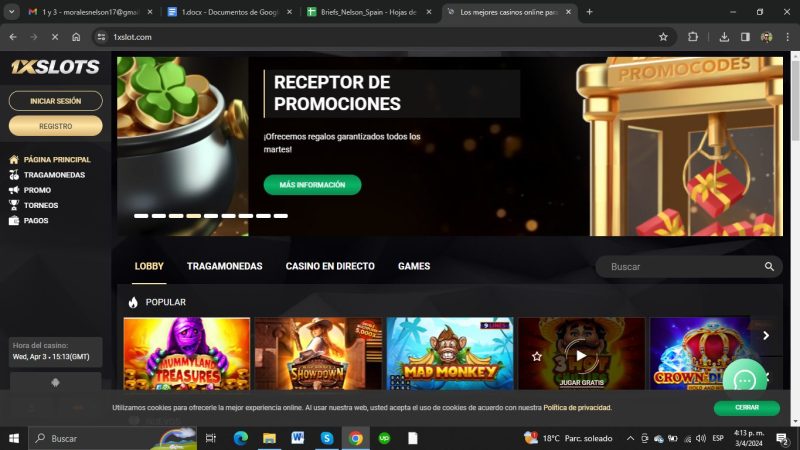 Los placeres chilenos al explorar la experiencia del casino 1xSlots