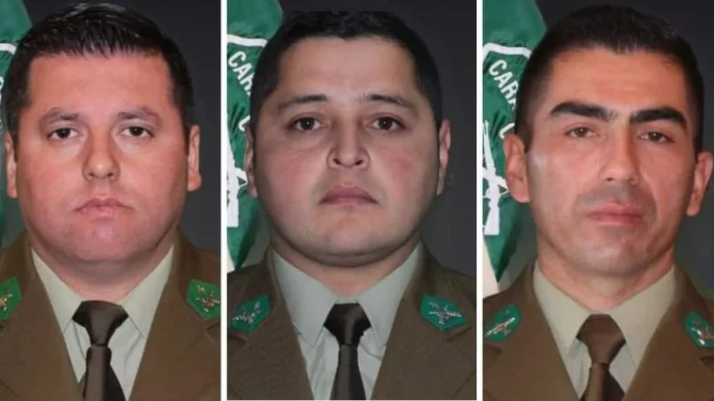 Asesinato en Cañete: estos son los 3 mártires de Carabineros