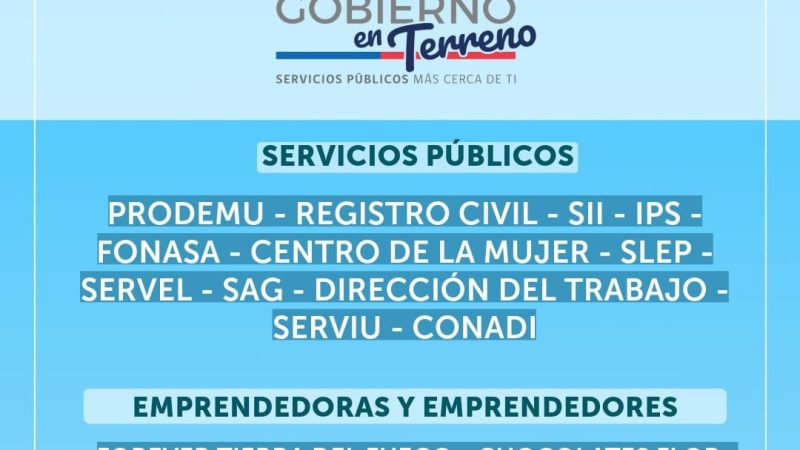 Delegación Provincial de Tierra del Fuego realizó jornada de Gobierno en Terreno en Timaukel