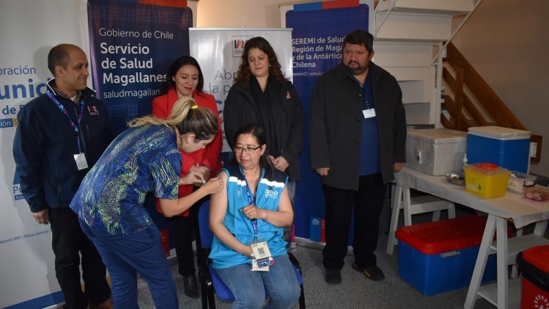 Censistas de Punta Arenas se unieron a la campaña de Vacunación contra la Influenza en Magallanes