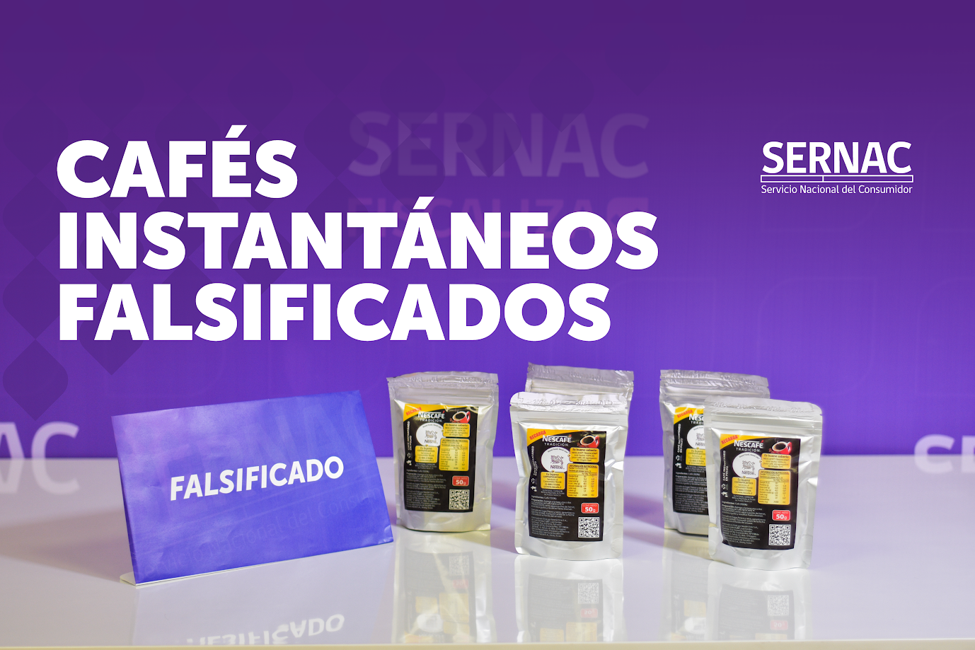 SERNAC alerta sobre falsificaciones de café instantáneo