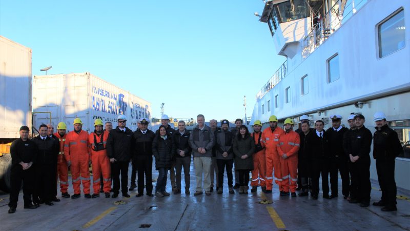 Gracias al trabajo mancomunado entre el Ministerio de Transportes y Telecomunicaciones, SEREMI de la cartera y junta vecinal N°40, Puerto Natales tendrá conectividad marítima con Península Antonio Varas