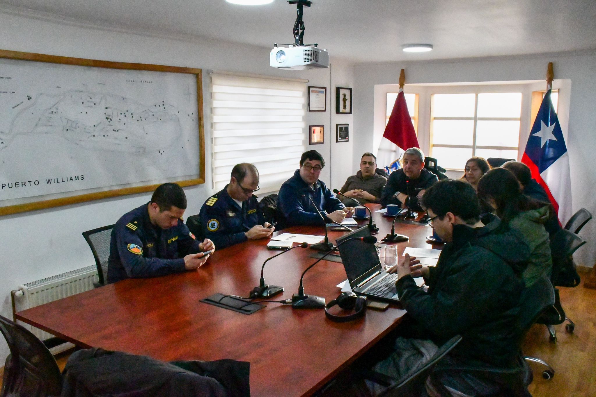 Corte de suministro de agua potable: Cogrid Provincial y Senapred Magallanes abordan avances frente a emergencia en Puerto Williams