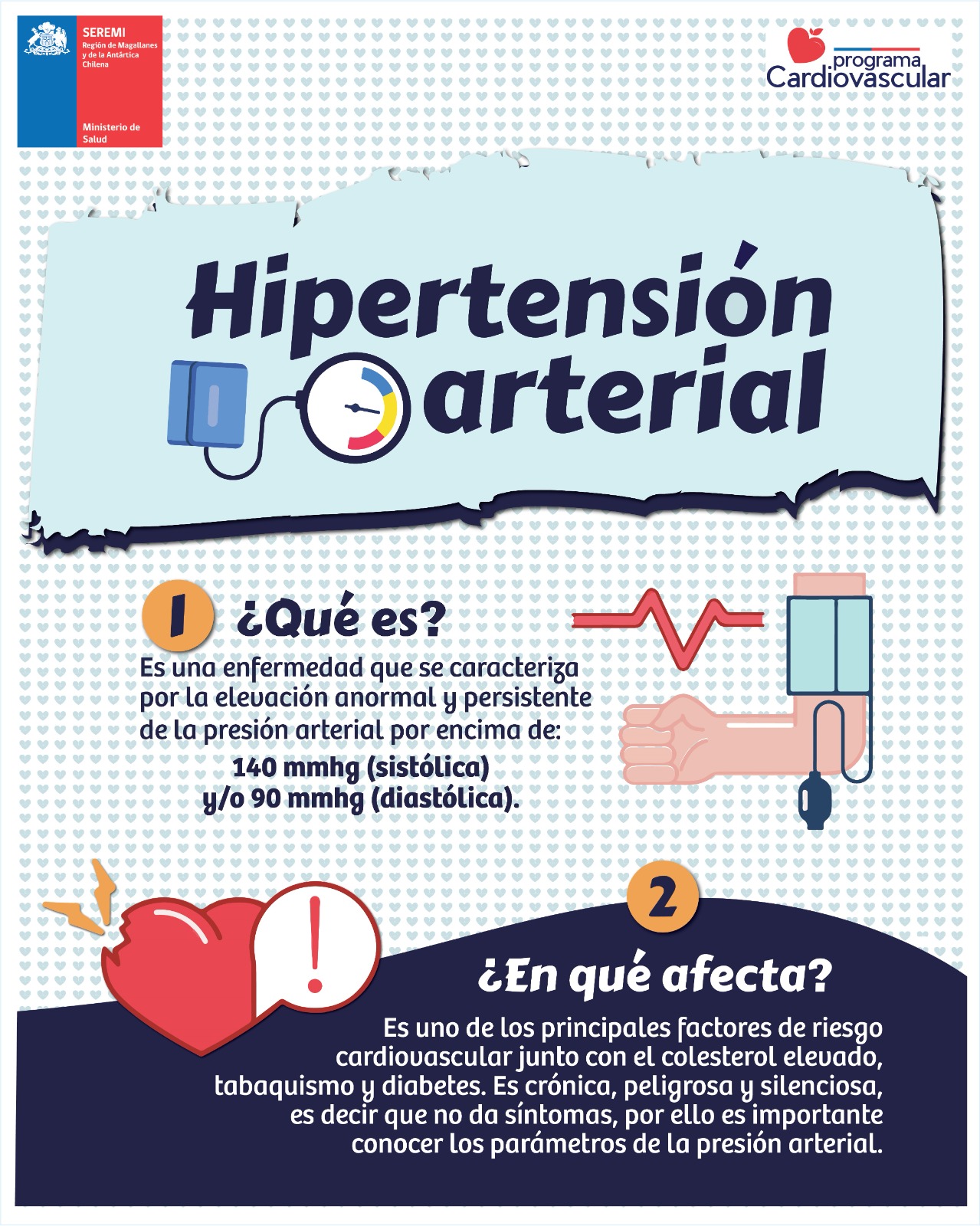 Dia de la Hipertensión Arterial recuerda la SEREMI de Salud de Magallanes