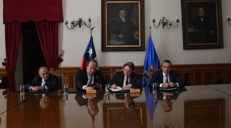 Poder Judicial, Ministerio Público y Defensoría Penal firman modificación de convenio de seguridad para tribunales penales