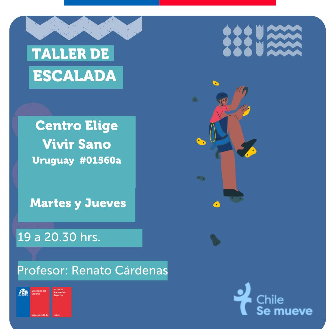 Talleres de Escalada y Boxeo realiza el MINDEP en el Centro Elige Vivir Sano de Punta Arenas