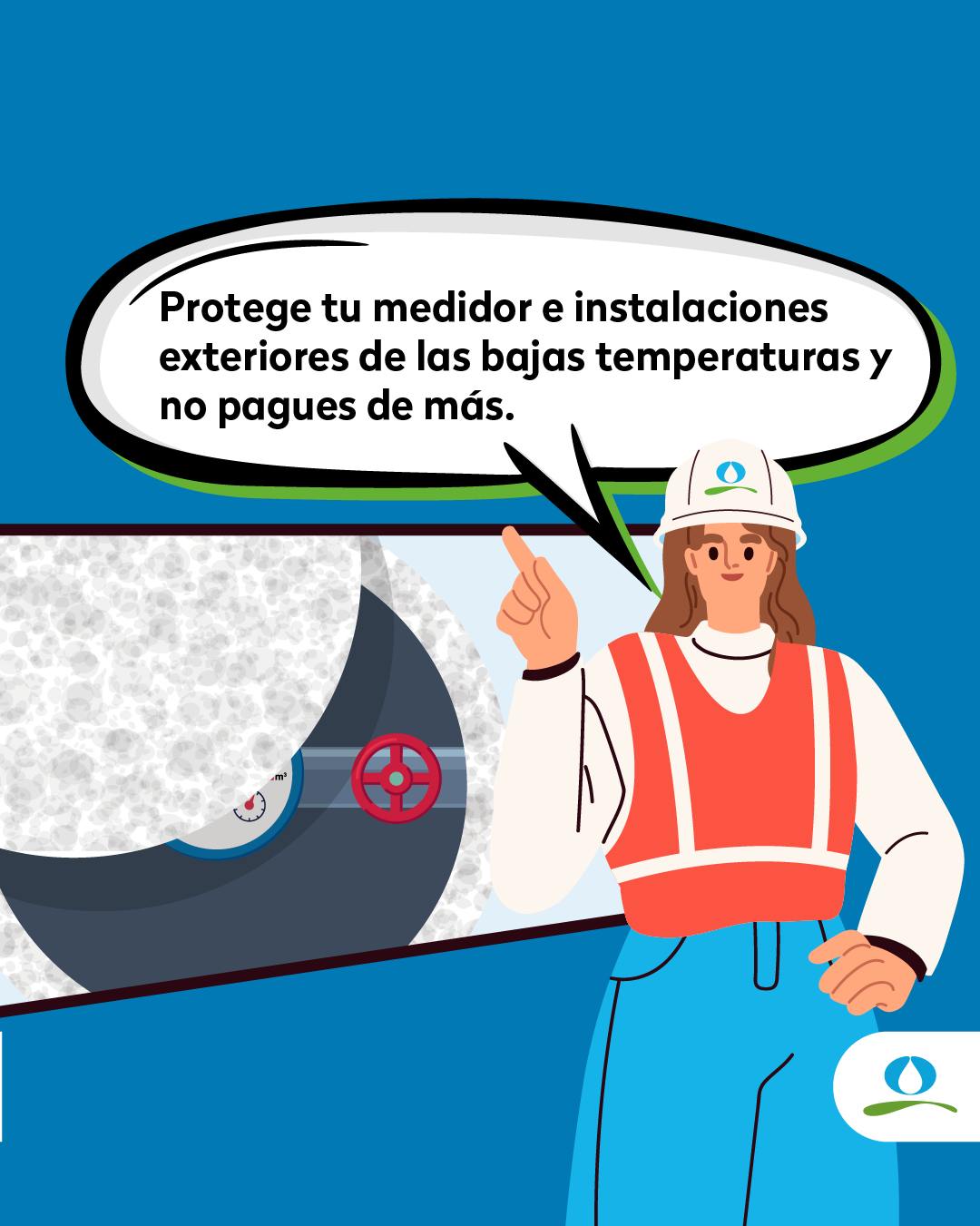 Aguas Magallanes llama a proteger los medidores de agua en los domicilios