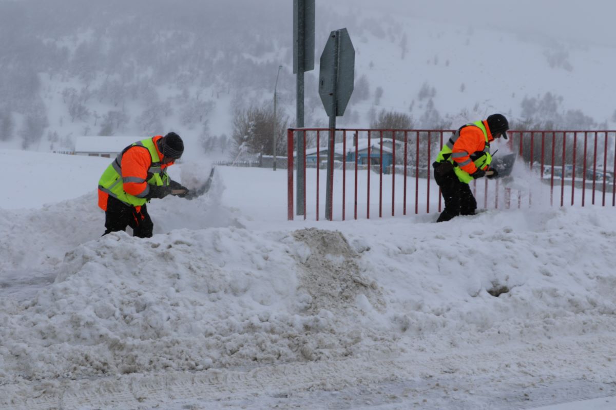 Municipalidad de Puerto Natales despliega operativo en zonas urbanas y rurales ante temperaturas bajo cero