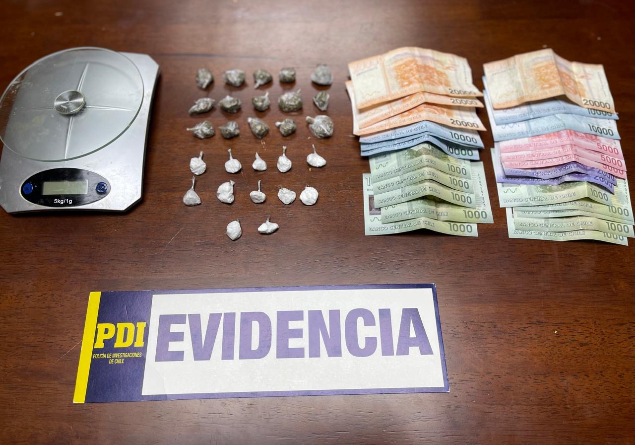 PDI Punta Arenas desarticula un punto de microtráfico de drogas en una vivienda de Porvenir