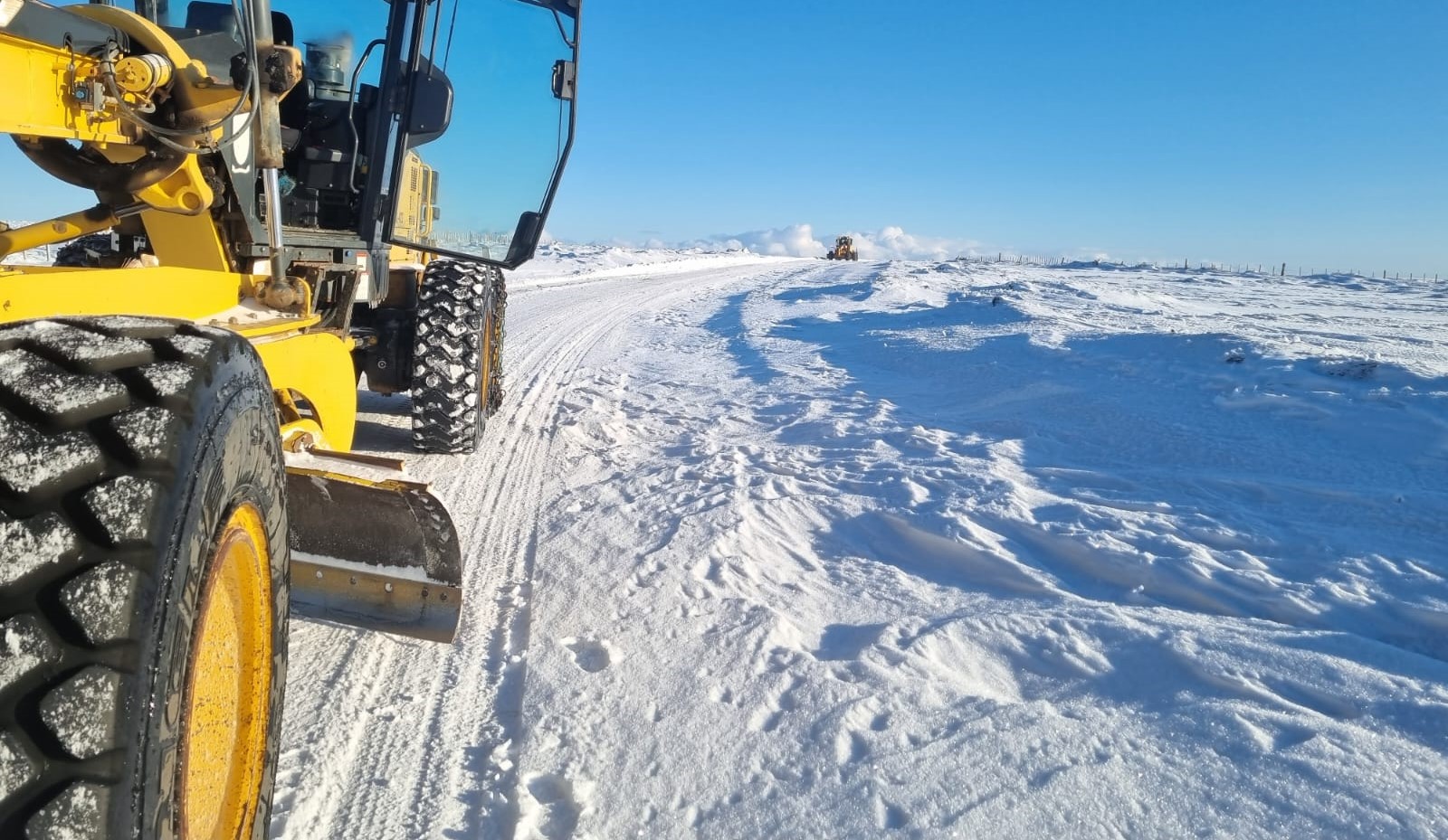MOP Magallanes realiza despeje de rutas en Tierra del Fuego