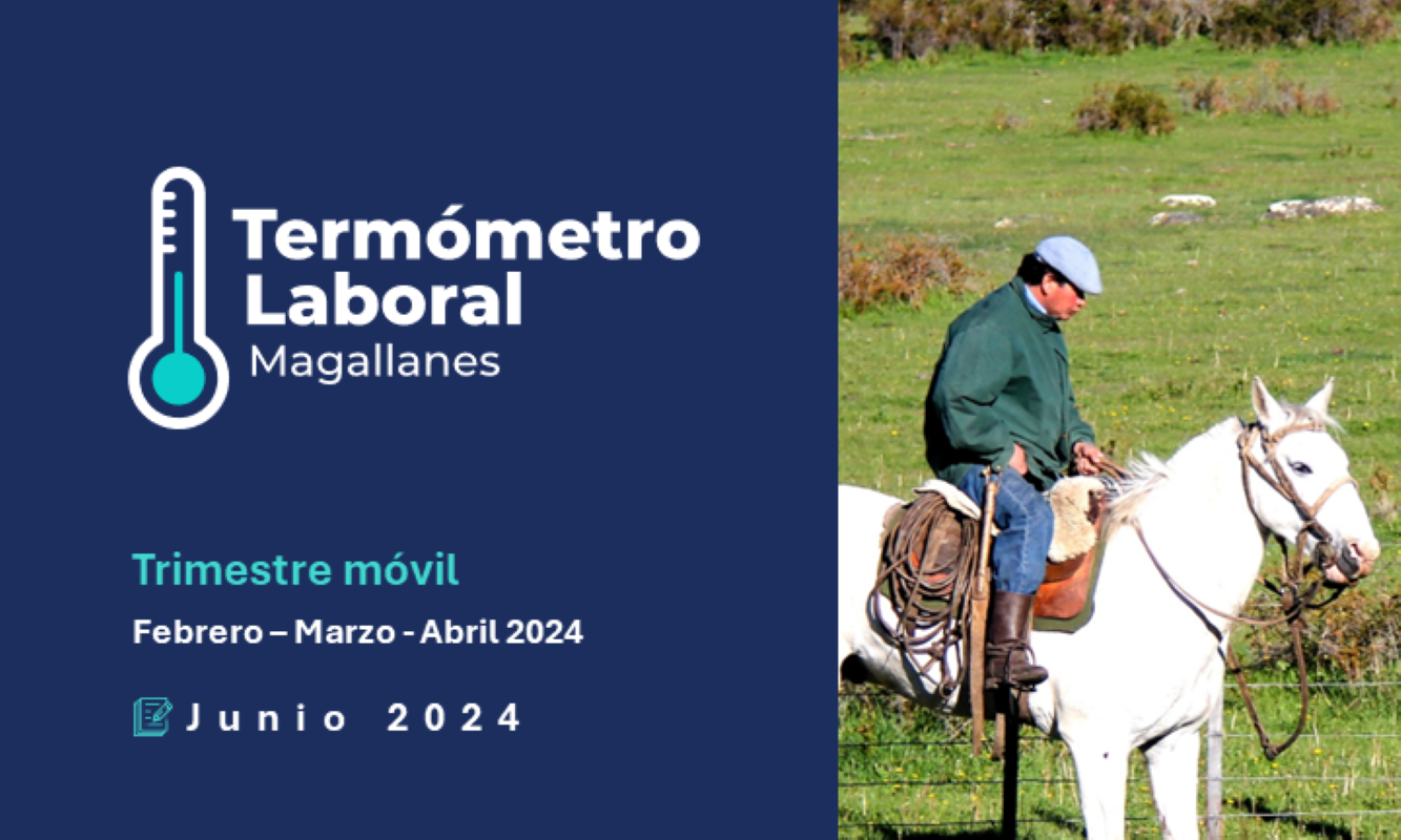 Termómetro Laboral de Magallanes registra 6.6% de desocupación en la región en el trimestre febrero-abril 2024