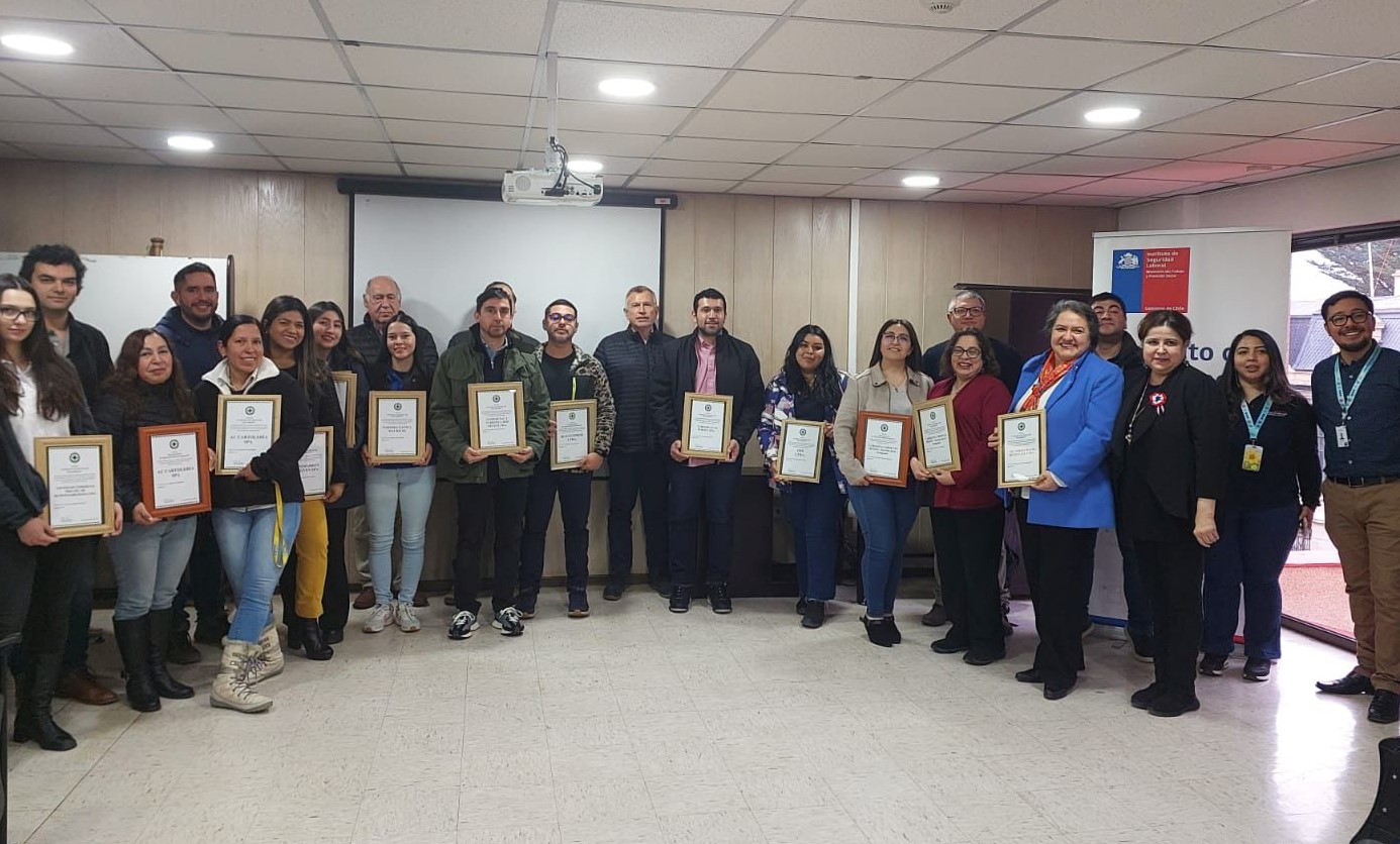 24 pequeñas empresas de Magallanes fueron distinguidas por sus estándares en seguridad laboral