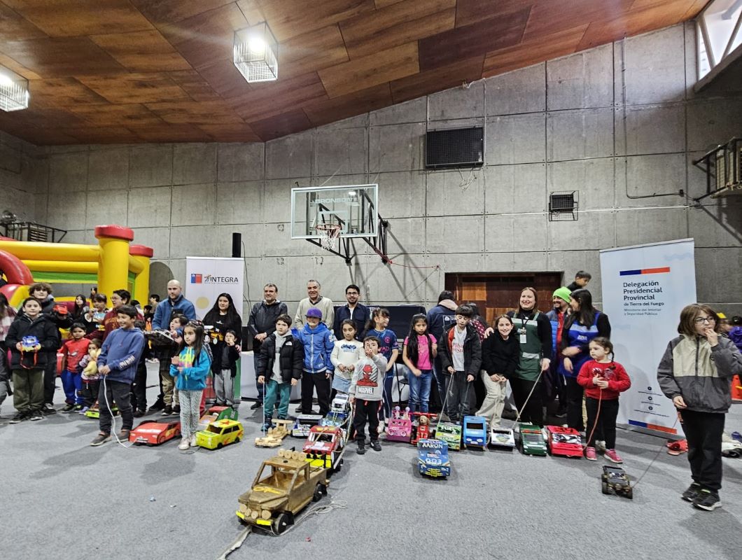 Niños y niñas fueron protagonistas de la Fiesta de la Niñez en Porvenir