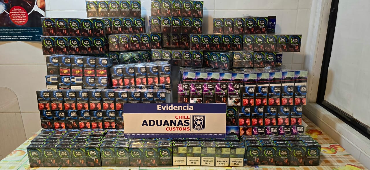 Aduana detecta contrabando de cigarrillos en camioneta procedente de Río Grande, Argentina