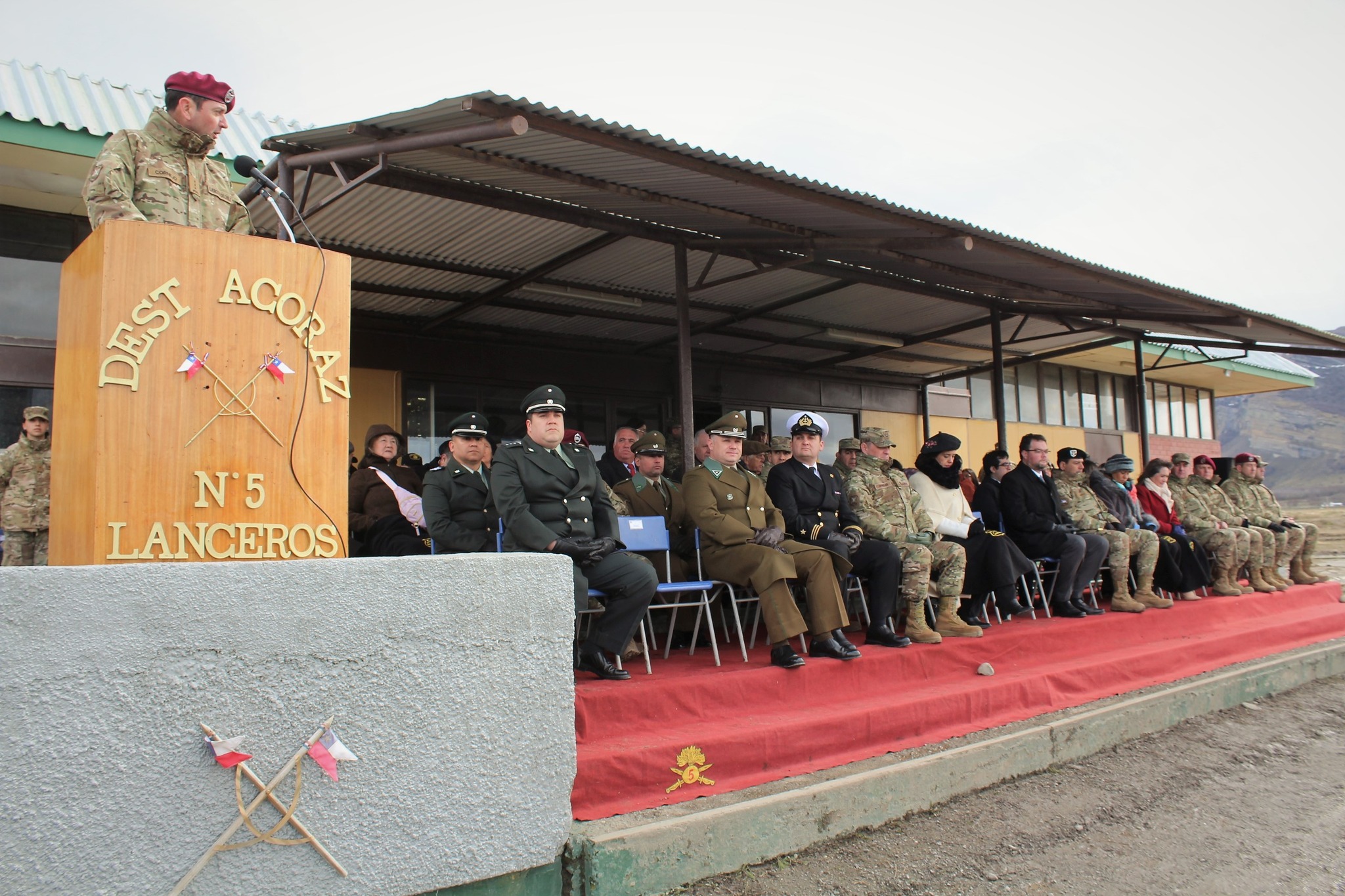 Se realizó la ceremonia de aniversario del Regimiento Lanceros de Puerto Natales