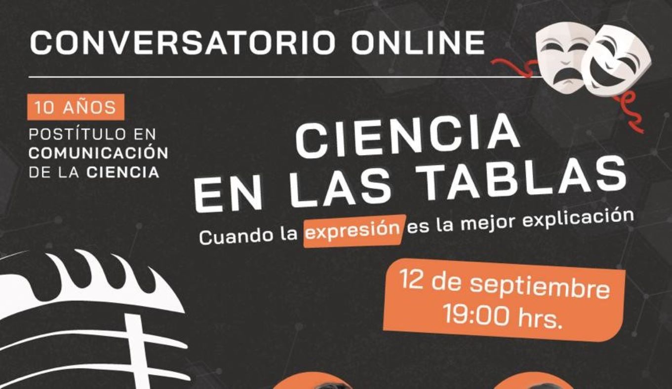La ciencia se sube al escenario este 12 de septiembre en conversatorio online