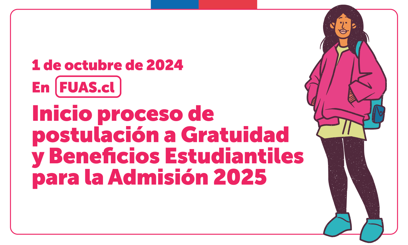 Se puede postular a la gratuidad en la Educación Superior entre el 1 y el 22 de octubre próximos
