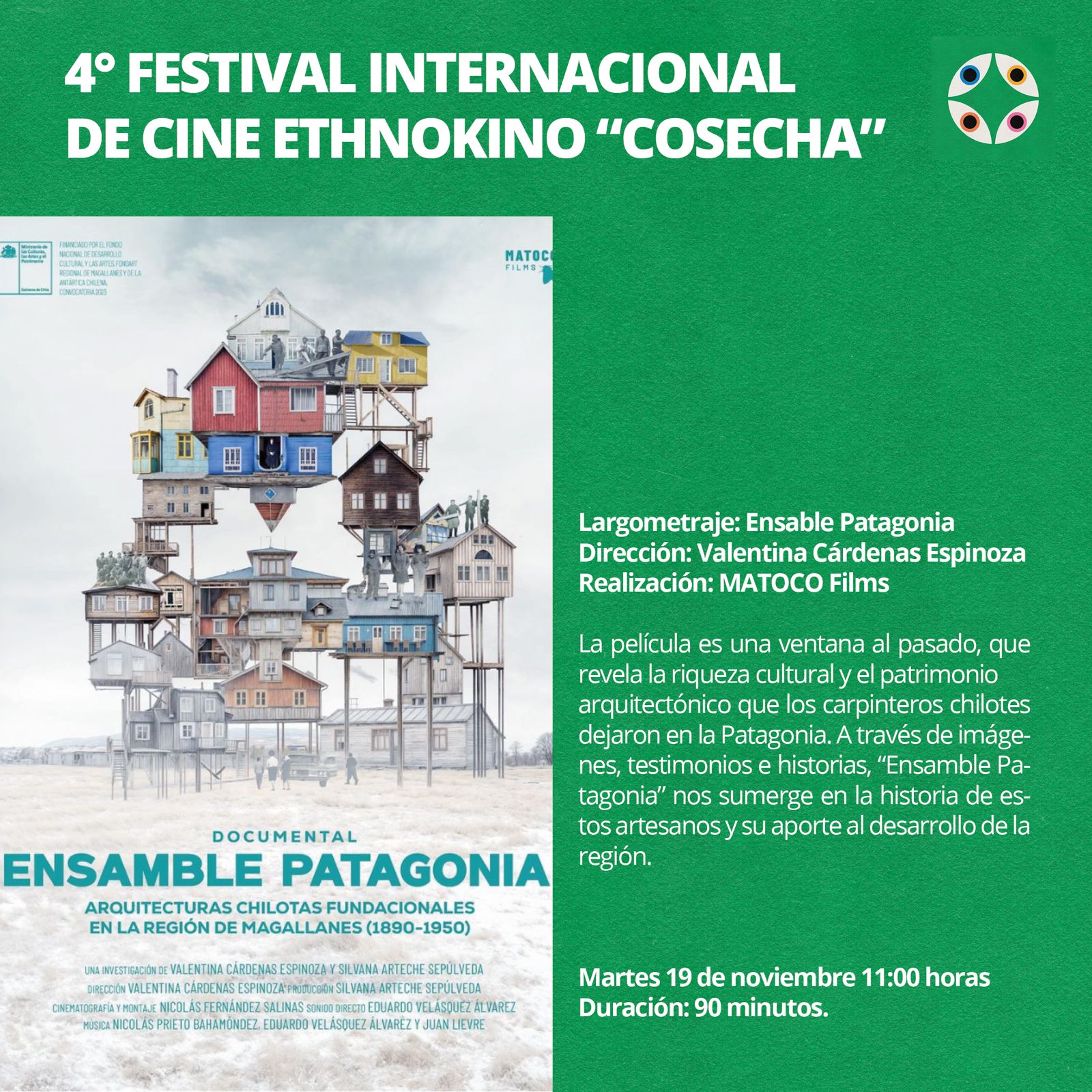 Productores regionales apoyarán Festival Internacional de Cine ETHNOKINO- Patagonia  en Punta Arenas