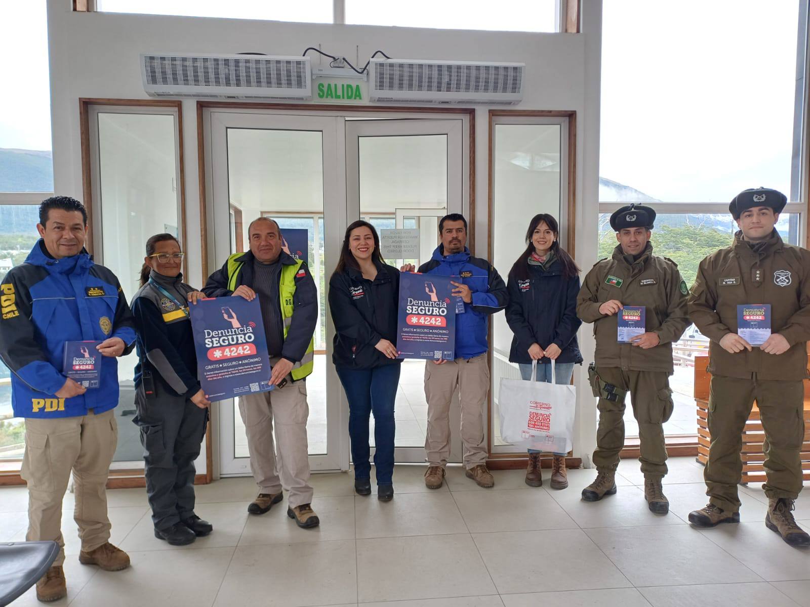 Mesa Policial Provincial de la Antártica Chilena promueve fiscalización de seguridad