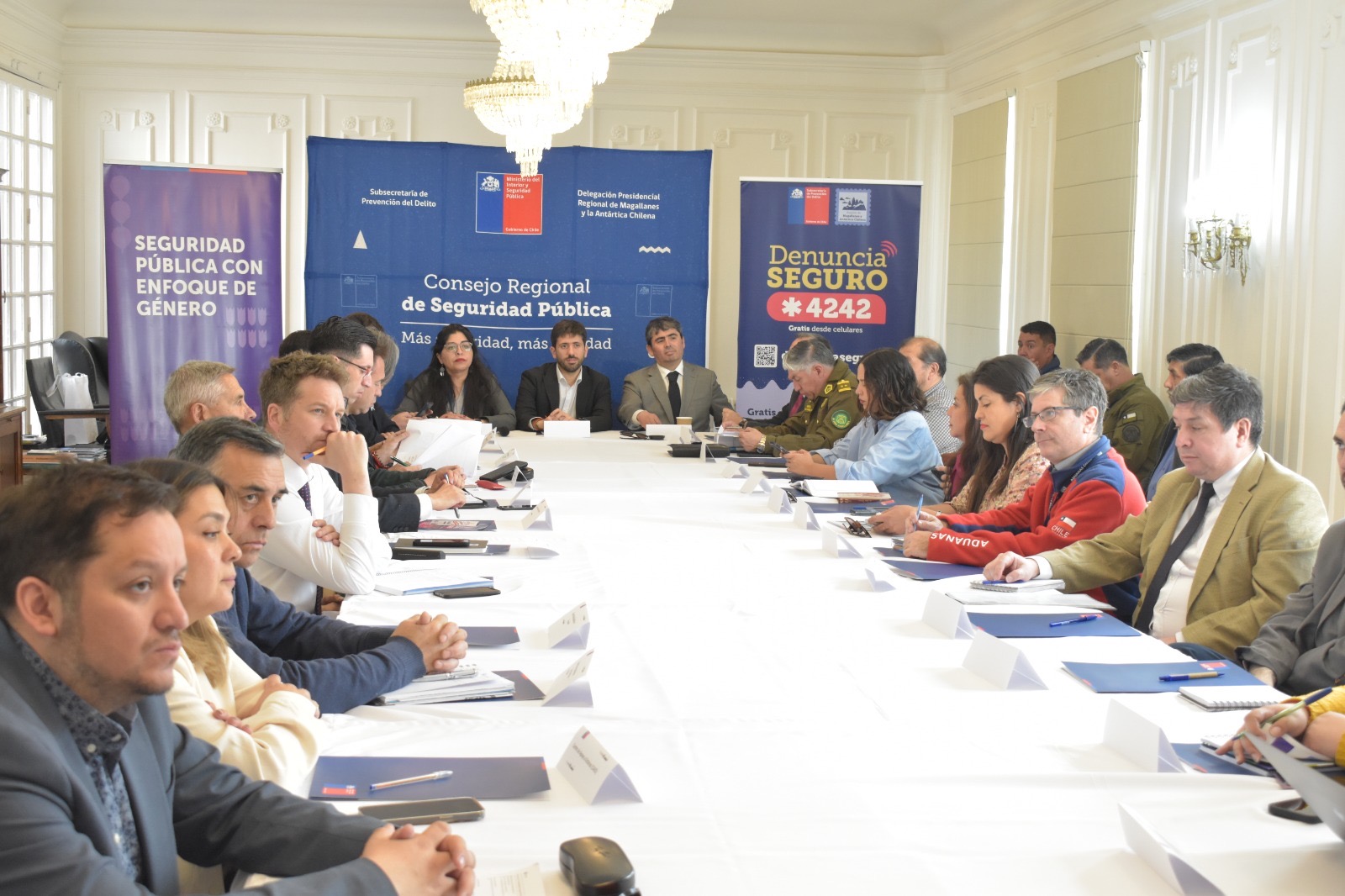 Segundo Consejo Regional de Seguridad Pública 2024 se efectuó en Magallanes