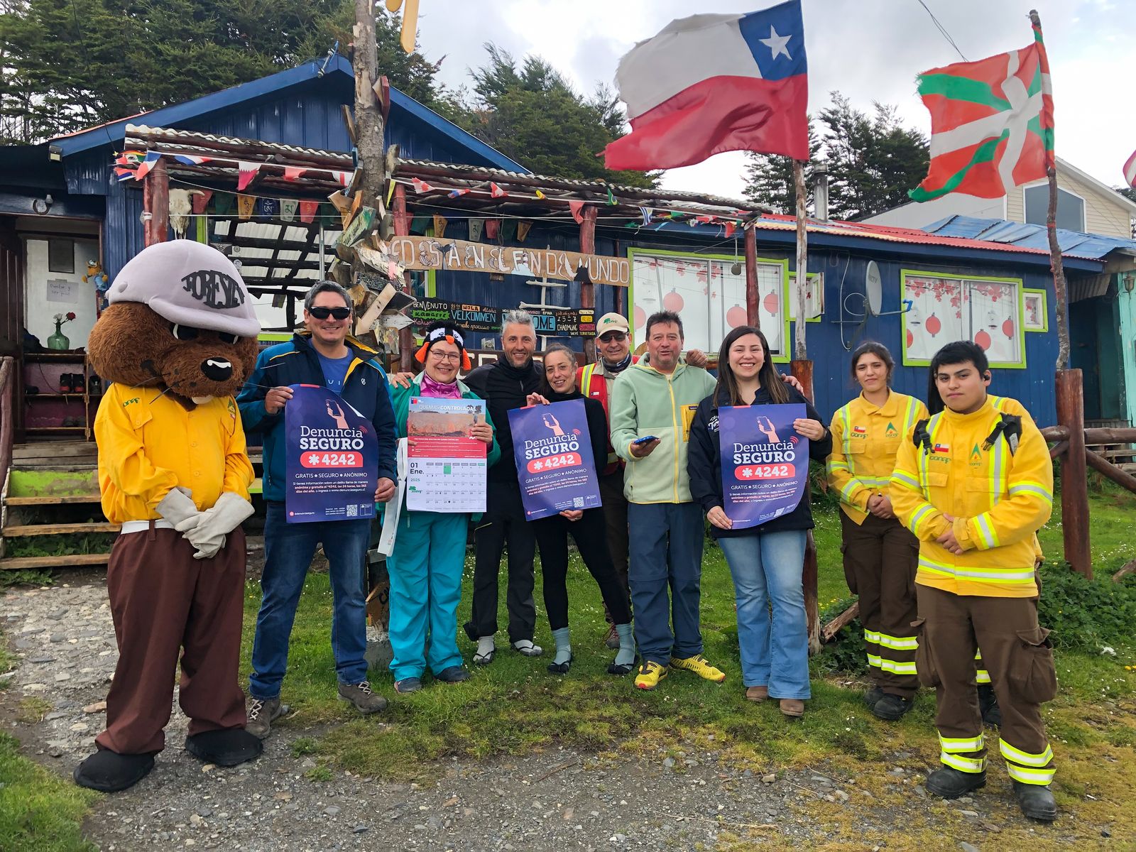 Refuerzan mensajes preventivos e informativos para esta temporada estival en Puerto Williams